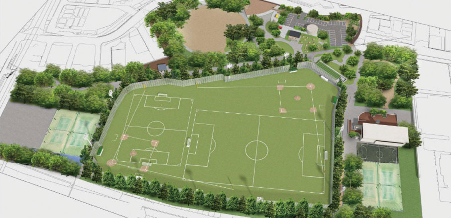 中の島公園、吹田市立中の島スポーツグラウンド